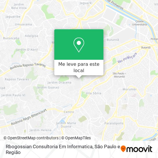 Rbogossian Consultoria Em Informatica mapa