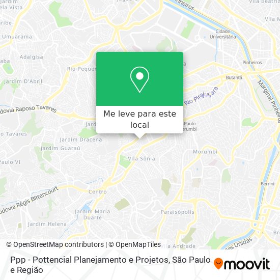 Ppp - Pottencial Planejamento e Projetos mapa