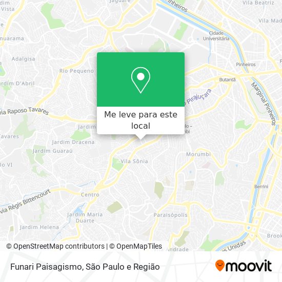 Funari Paisagismo mapa