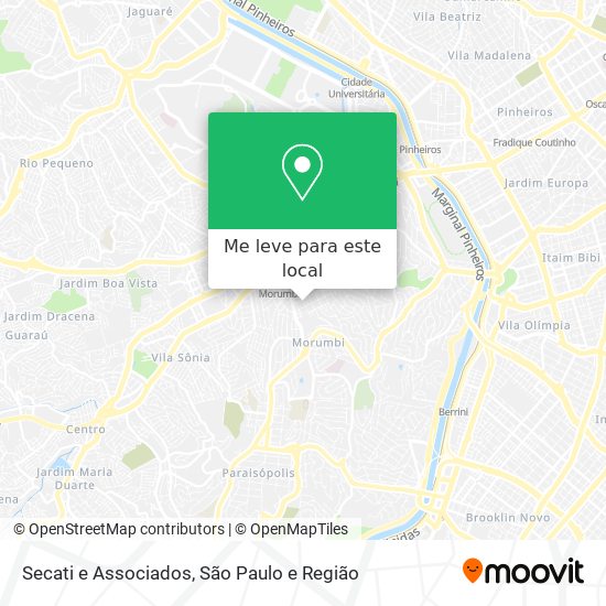 Secati e Associados mapa