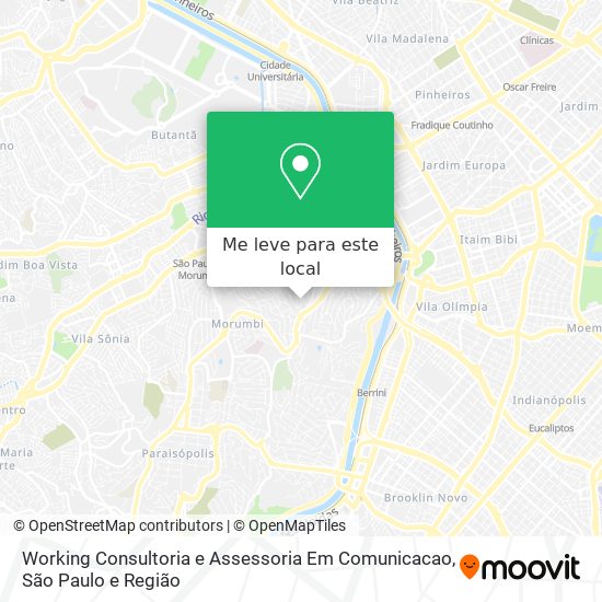 Working Consultoria e Assessoria Em Comunicacao mapa