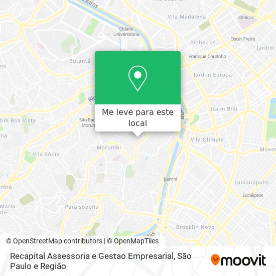 Recapital Assessoria e Gestao Empresarial mapa