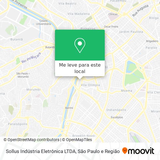 Sollus Indústria Eletrônica LTDA mapa