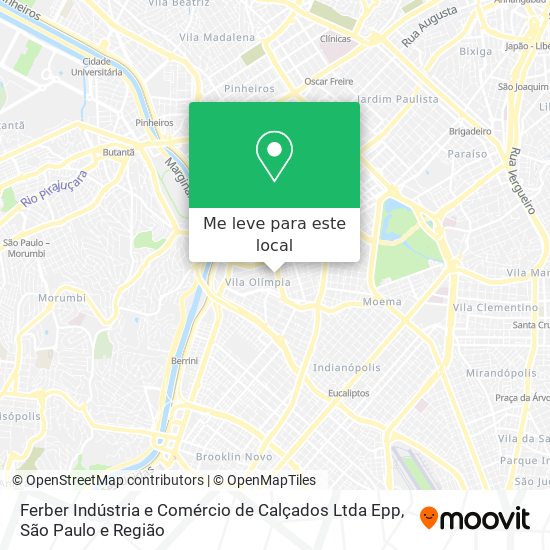 Ferber Indústria e Comércio de Calçados Ltda Epp mapa