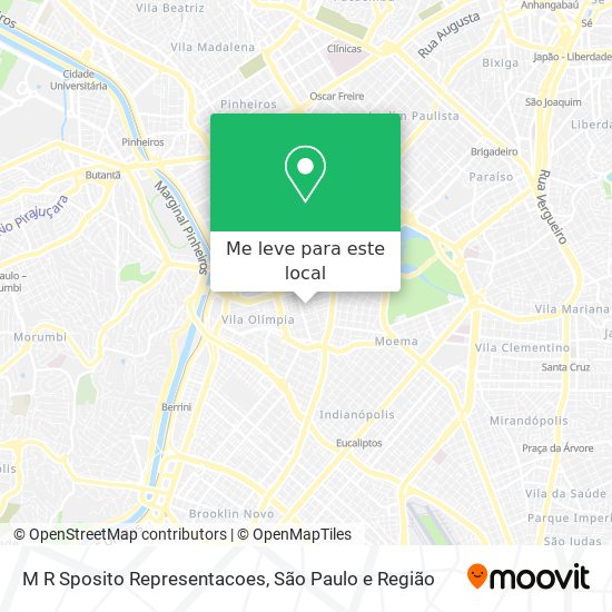 M R Sposito Representacoes mapa