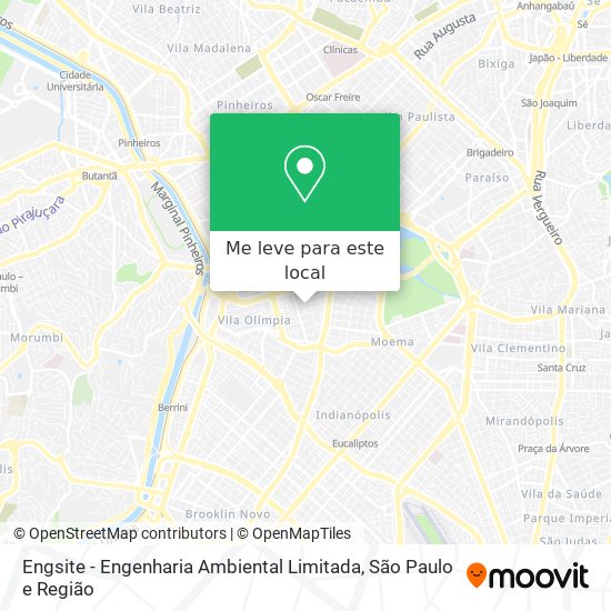 Engsite - Engenharia Ambiental Limitada mapa