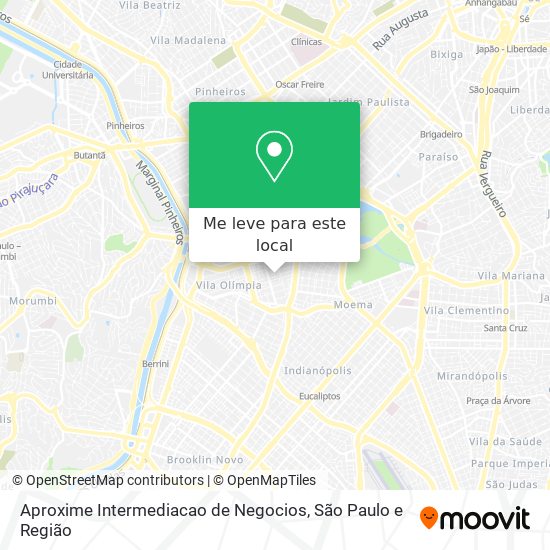 Aproxime Intermediacao de Negocios mapa