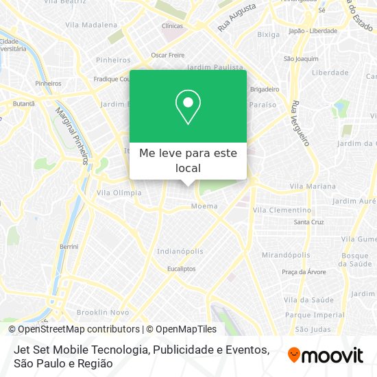 Jet Set Mobile Tecnologia, Publicidade e Eventos mapa