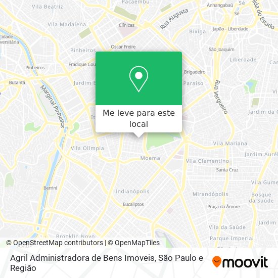 Agril Administradora de Bens Imoveis mapa