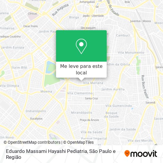 Eduardo Massami Hayashi Pediatria mapa