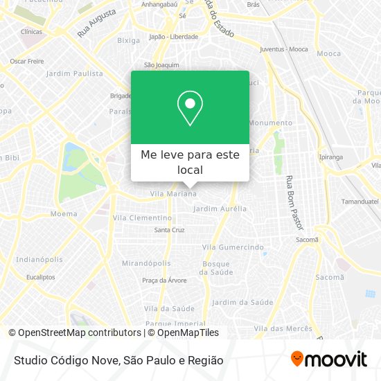 Studio Código Nove mapa