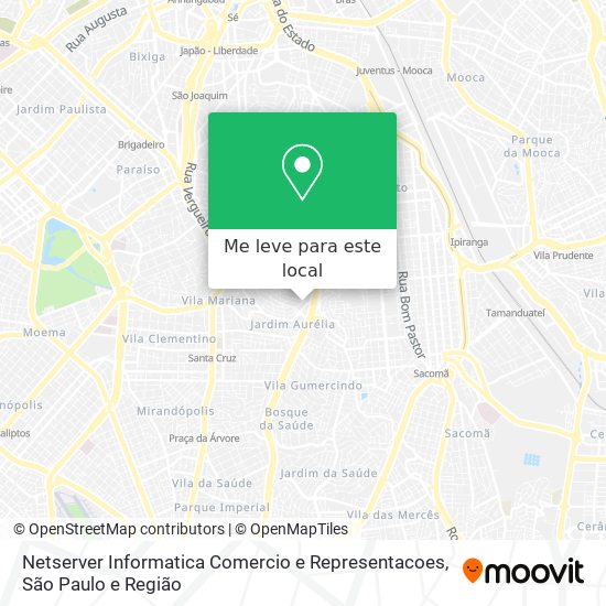 Netserver Informatica Comercio e Representacoes mapa