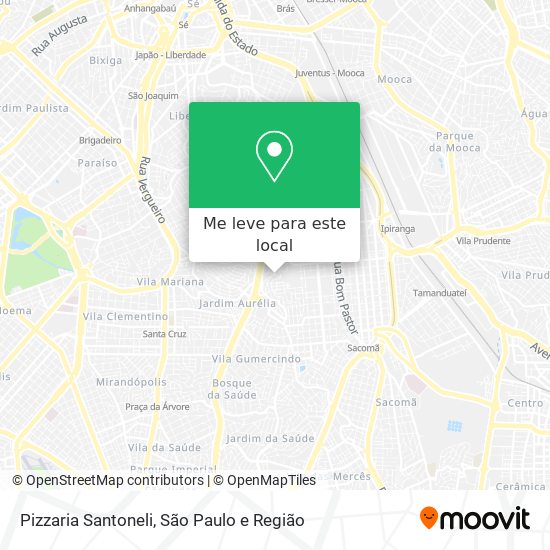 Pizzaria Santoneli mapa