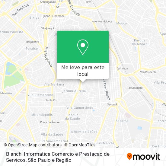 Bianchi Informatica Comercio e Prestacao de Servicos mapa