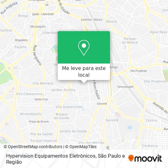 Hypervision Equipamentos Eletrônicos mapa