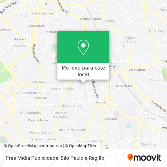 Free Midia Publicidade mapa