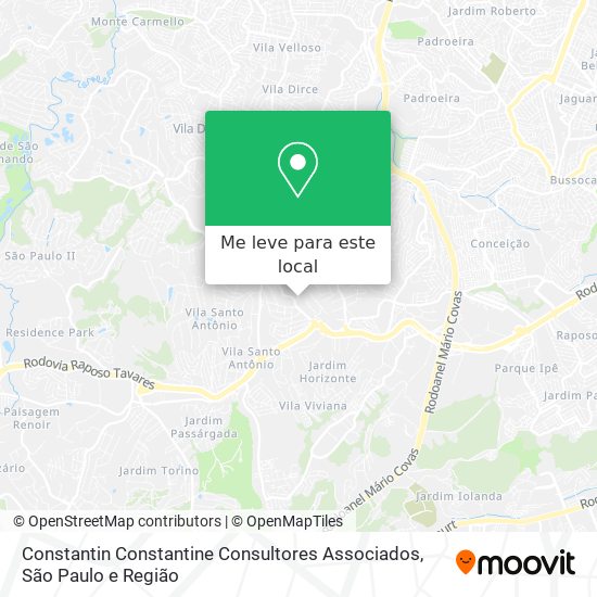 Constantin Constantine Consultores Associados mapa