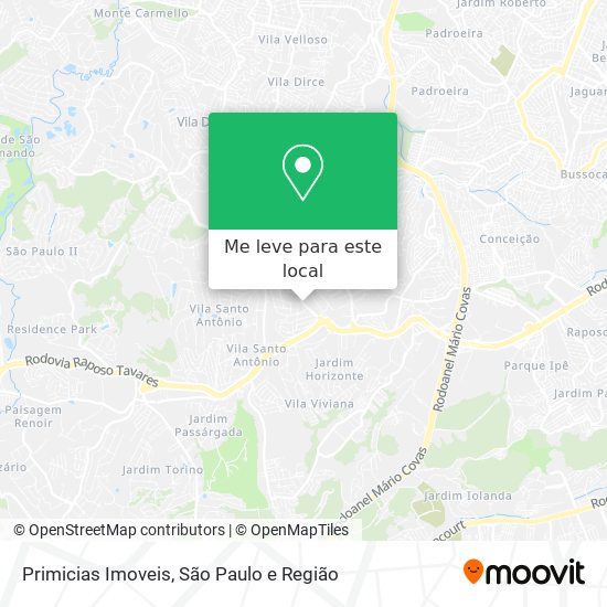 Primicias Imoveis mapa