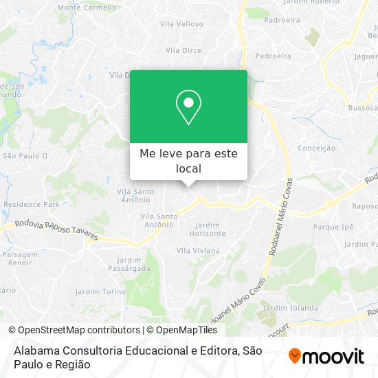 Alabama Consultoria Educacional e Editora mapa