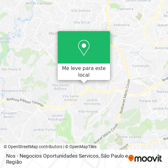 Nos - Negocios Oportunidades Servicos mapa