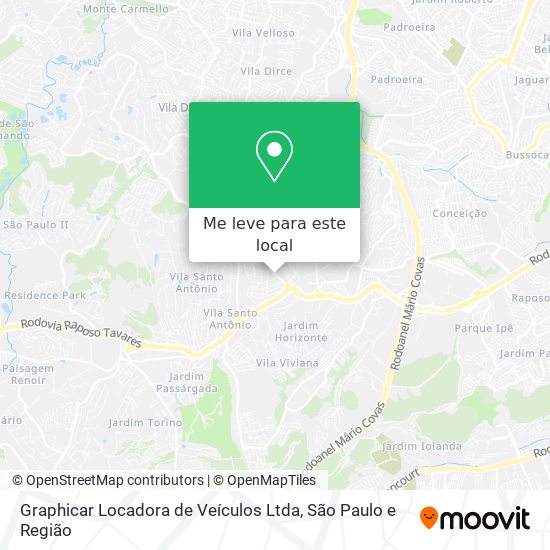 Graphicar Locadora de Veículos Ltda mapa