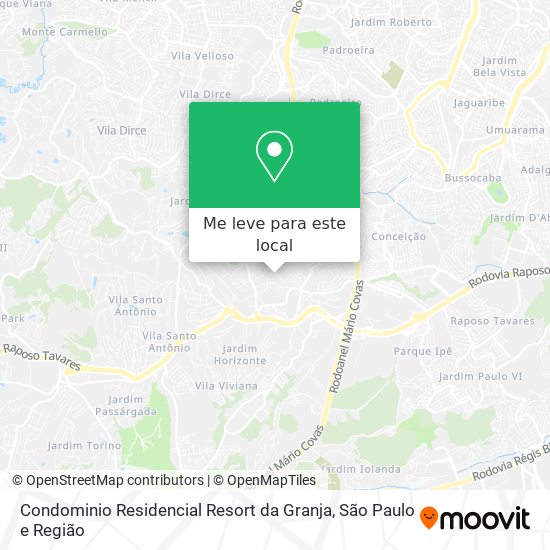 Condominio Residencial Resort da Granja mapa