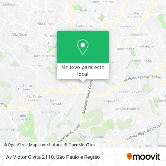 Av Victor Civita 2110 mapa