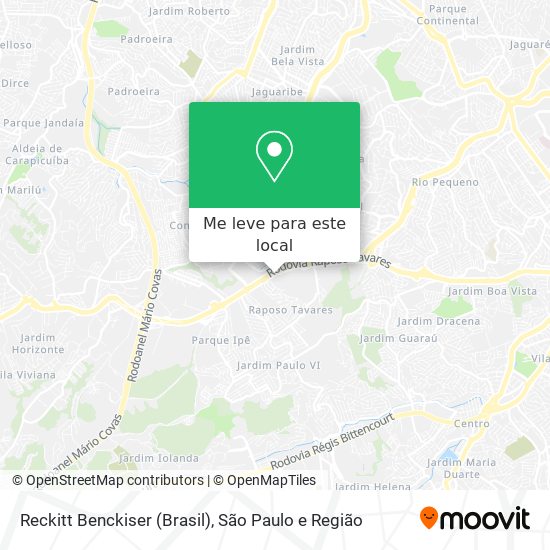 Reckitt Benckiser (Brasil) mapa