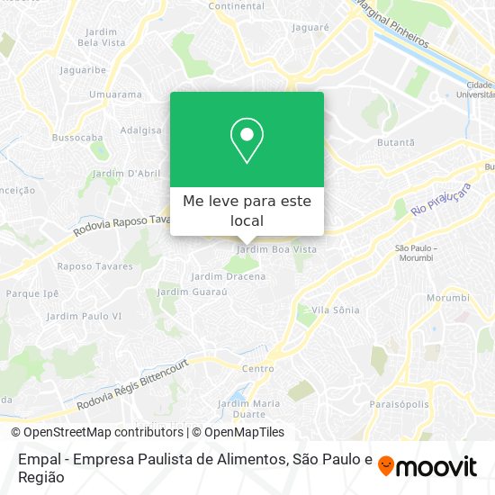 Empal - Empresa Paulista de Alimentos mapa