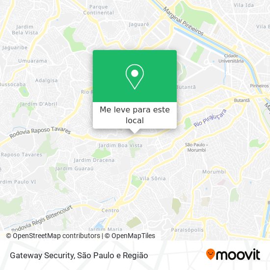 Gateway Security mapa