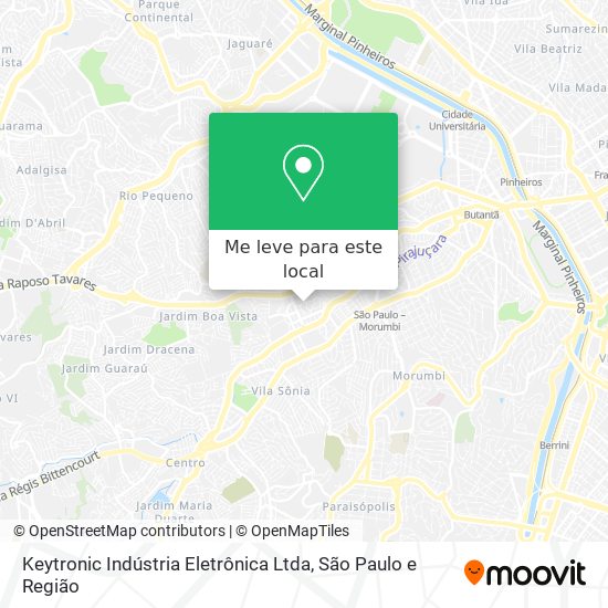 Keytronic Indústria Eletrônica Ltda mapa