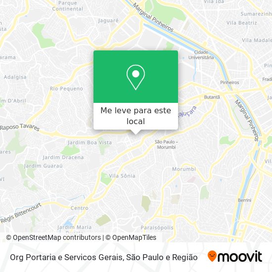 Org Portaria e Servicos Gerais mapa