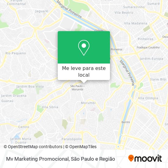 Mv Marketing Promocional mapa