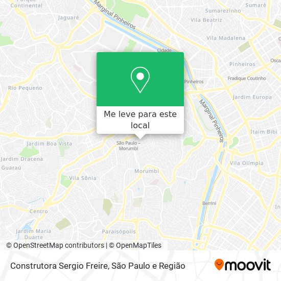 Construtora Sergio Freire mapa