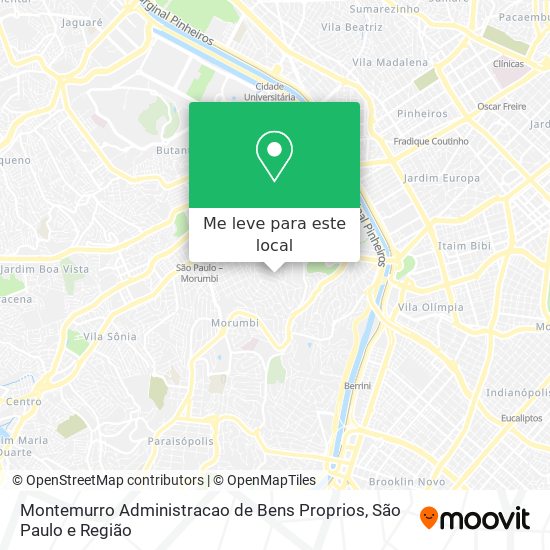 Montemurro Administracao de Bens Proprios mapa