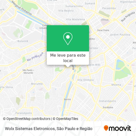 Wolx Sistemas Eletronicos mapa