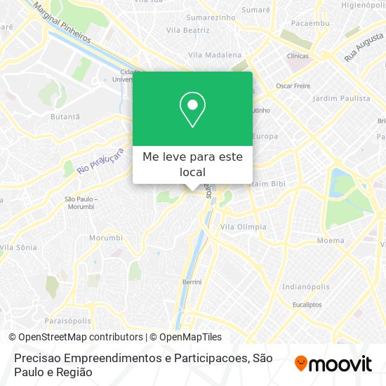 Precisao Empreendimentos e Participacoes mapa