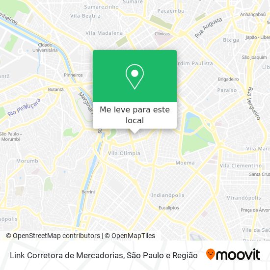 Link Corretora de Mercadorias mapa