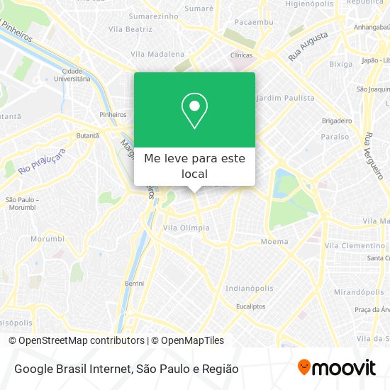 Google Brasil Internet mapa