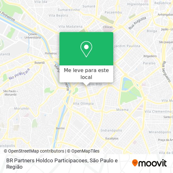 BR Partners Holdco Participacoes mapa