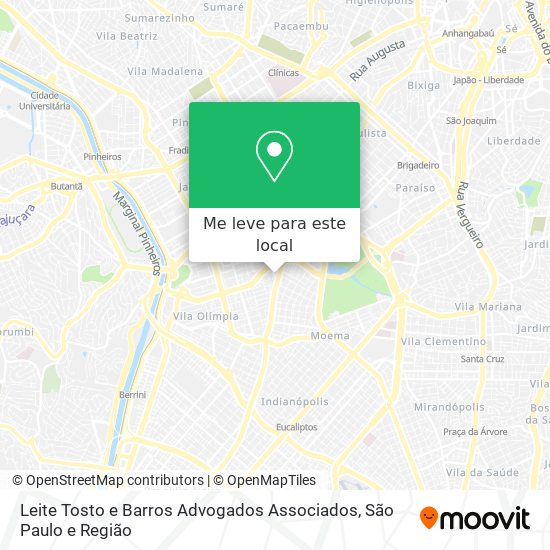 Leite Tosto e Barros Advogados Associados mapa