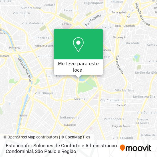 Estanconfor Solucoes de Conforto e Administracao Condominial mapa