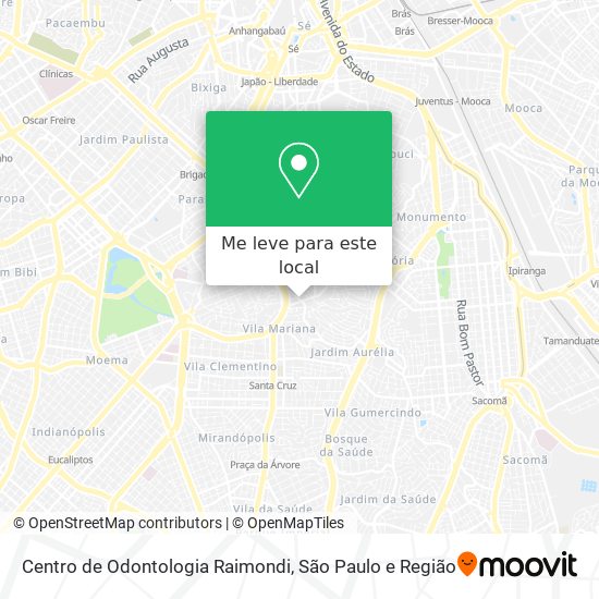 Centro de Odontologia Raimondi mapa