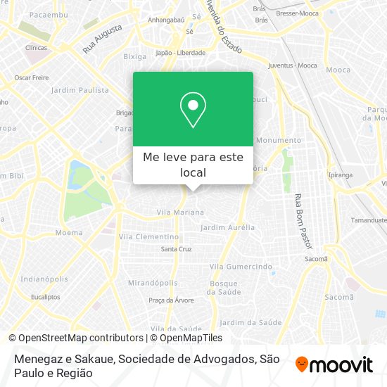 Menegaz e Sakaue, Sociedade de Advogados mapa