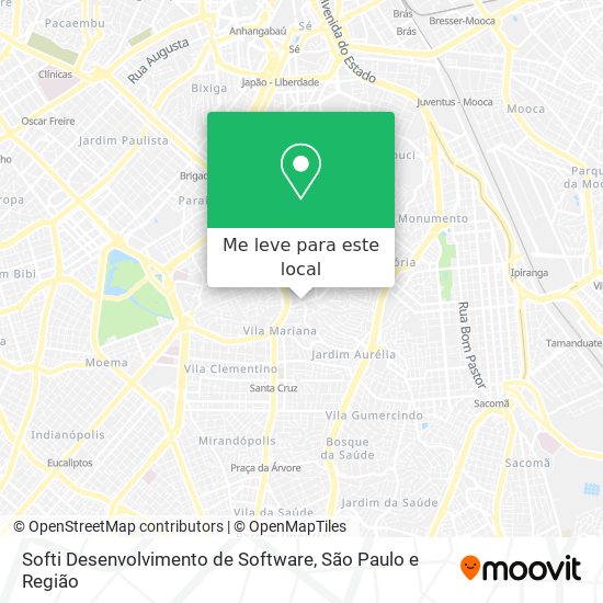 Softi Desenvolvimento de Software mapa