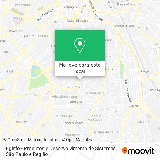 Eginfo - Produtos e Desenvolvimento de Sistemas mapa