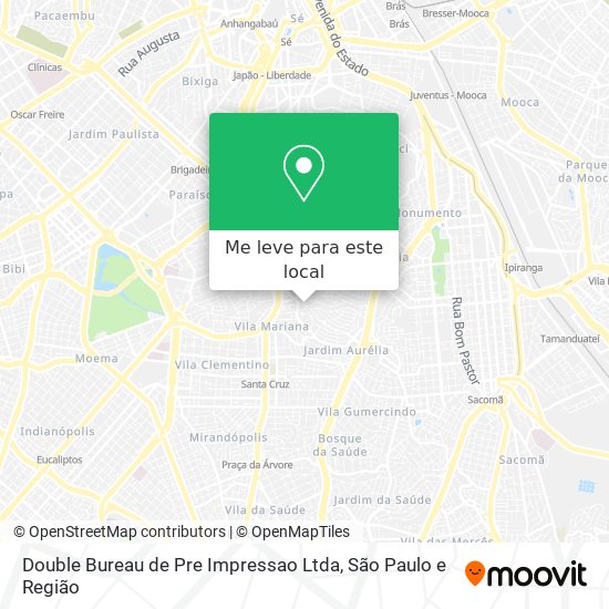 Double Bureau de Pre Impressao Ltda mapa