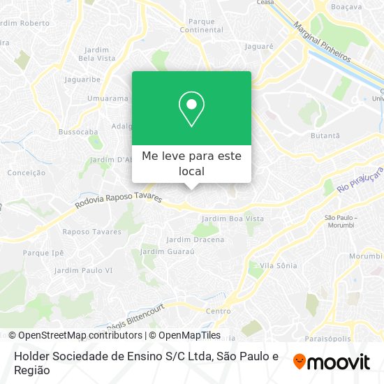 Holder Sociedade de Ensino S / C Ltda mapa