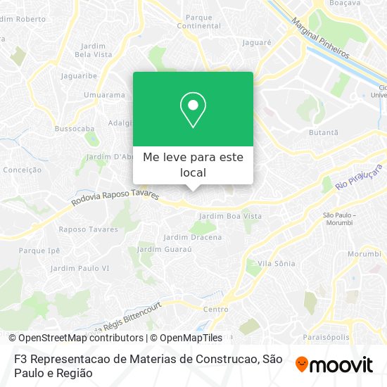 F3 Representacao de Materias de Construcao mapa