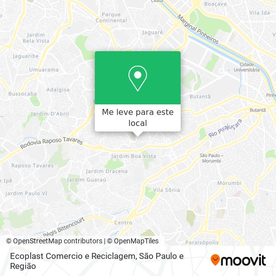 Ecoplast Comercio e Reciclagem mapa